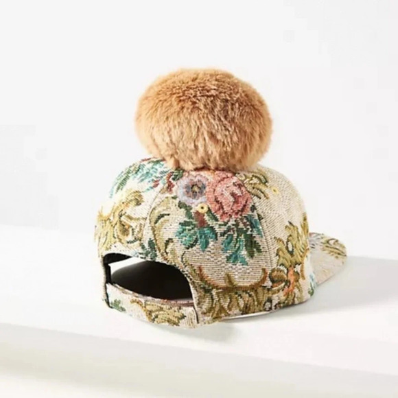 Anthropologie Pommed Brocade Baseball Hat - Picture 4 of 4